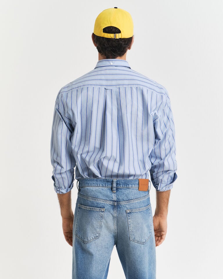 Gant Camisa Relaxed Fit Heritage Poplin a rayas 2025