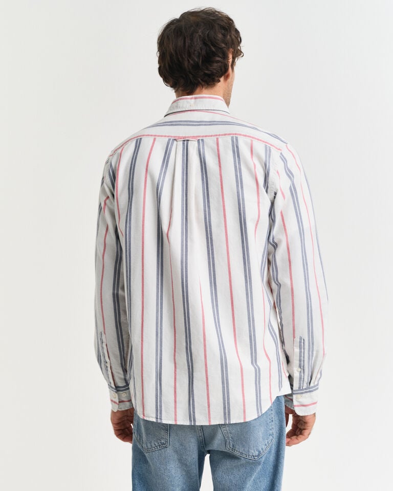 Gant Camisa Oxford Regular Fit Archive a rayas Outlet