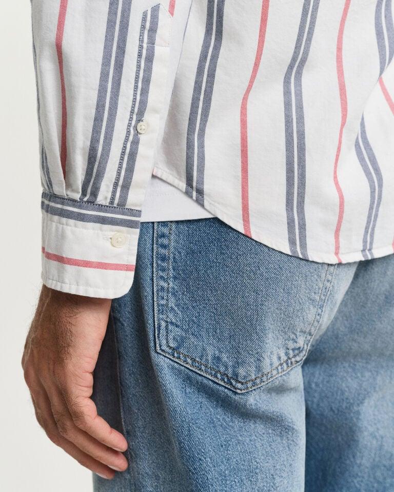 Gant Camisa Oxford Regular Fit Archive a rayas Outlet
