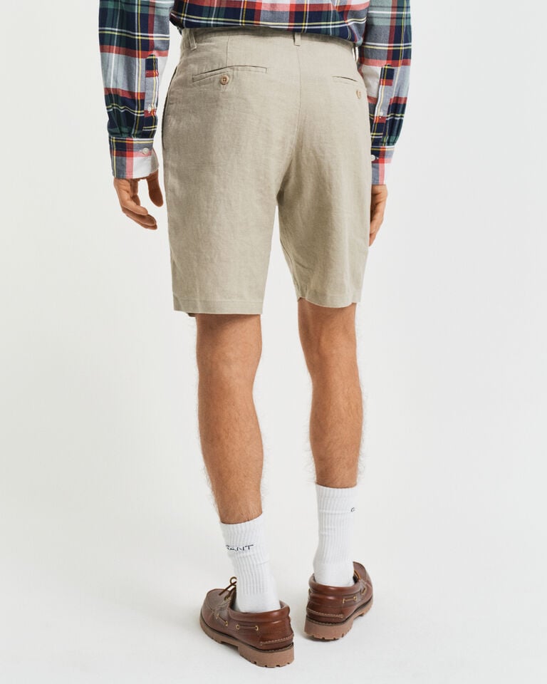 Gant Pantalones cortos Relaxed Fit de lino con cordón ajustable Tienda