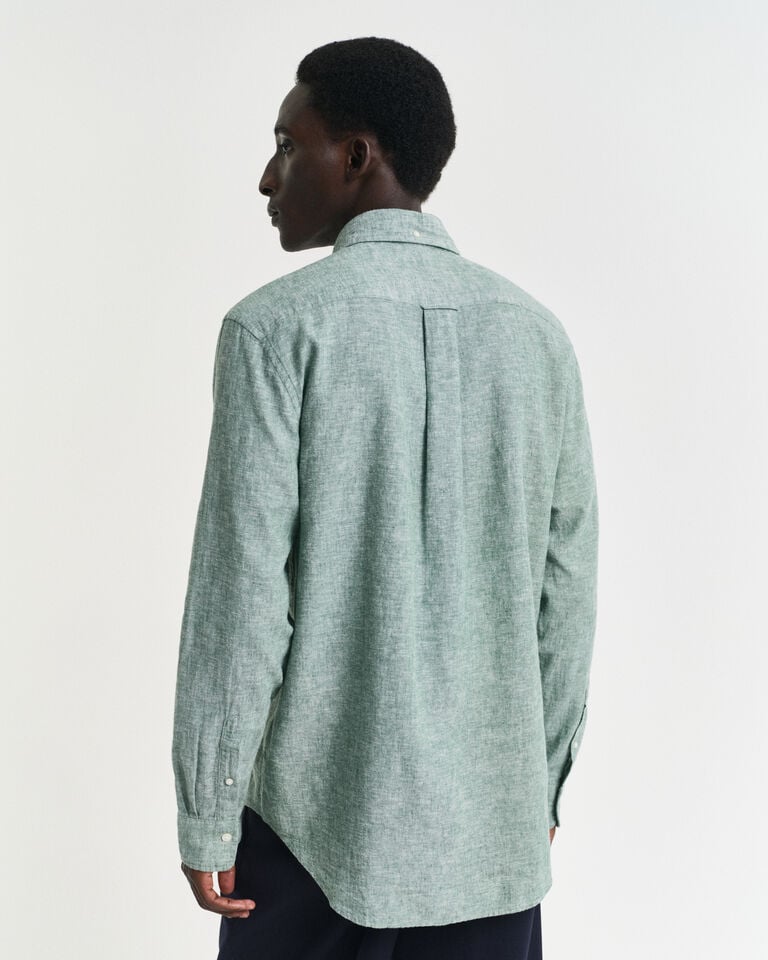Gant Camisa Regular Fit de algodón y lino Últimos 3 días