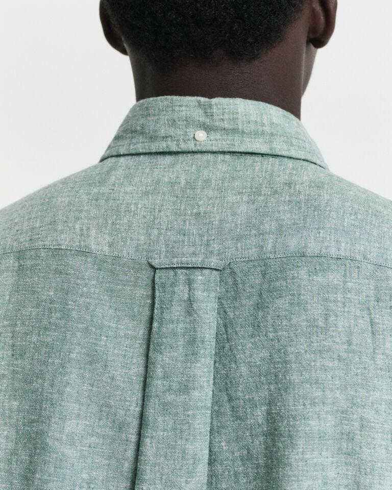 Gant Camisa Regular Fit de algodón y lino Últimos 3 días