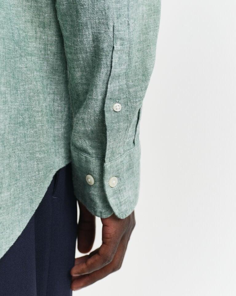 Gant Camisa Regular Fit de algodón y lino Últimos 3 días