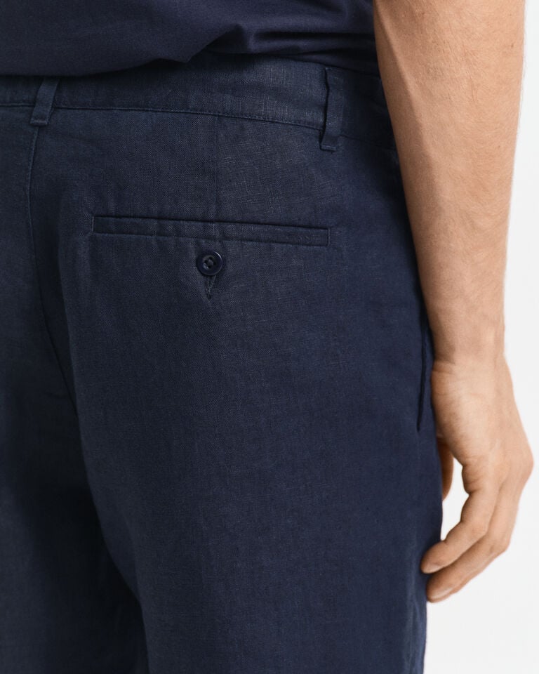 Gant Pantalones cortos Relaxed Fit de lino con cordón ajustable Último día