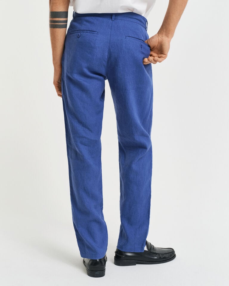 Gant Pantalones Relaxed Fit de lino con cordón ajustable Solo queda un día