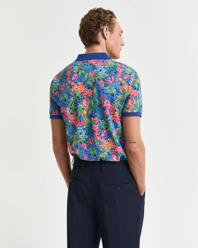 Gant Polo con estampado tropical multicolor En oferta