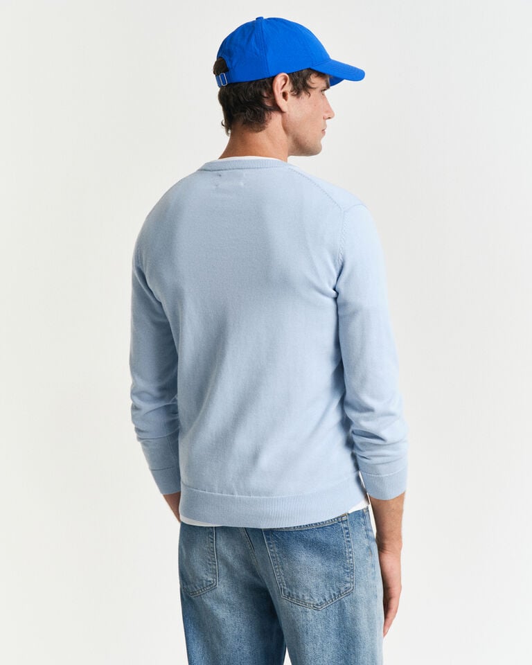 Gant Jersey clásico de algodón con cuello de pico Libre de impuestos