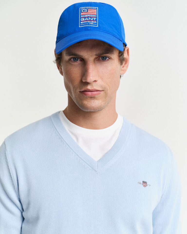 Gant Jersey clásico de algodón con cuello de pico Libre de impuestos