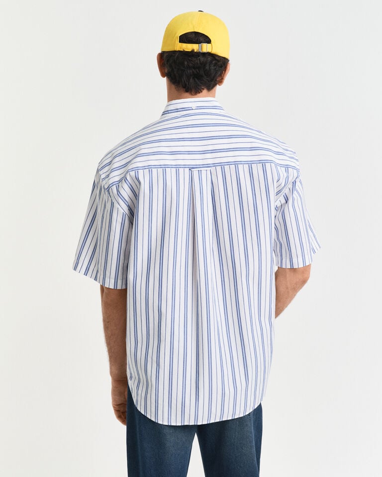 Gant Camisa Relaxed Fit Heritage Poplin de manga corta Precio ultrabajo