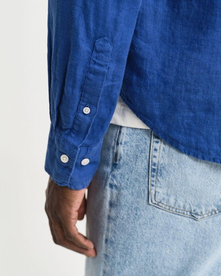 Gant Camisa Regular Fit de lino teñido en prenda Devoluciones gratuitas