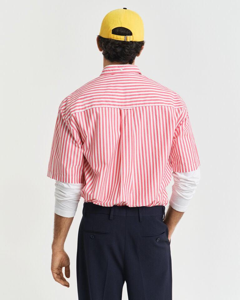 Gant Camisa Relaxed Fit Heritage Poplin de manga corta Outlet