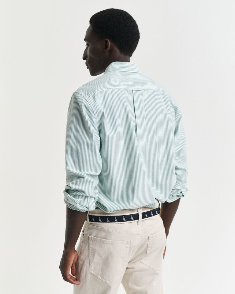 Gant Camisa Oxford clásica Regular Fit de rayas finas Venta caliente