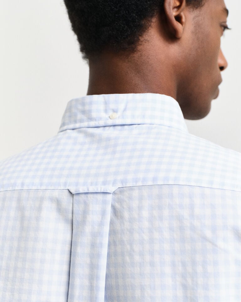 Gant Camisa de popelina clásica de cuadros Vichy Regular Fit Gran oferta
