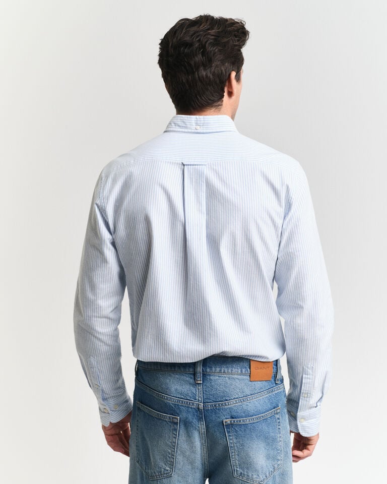 Gant Camisa Oxford clásica Regular Fit de rayas finas Rebajas baratas