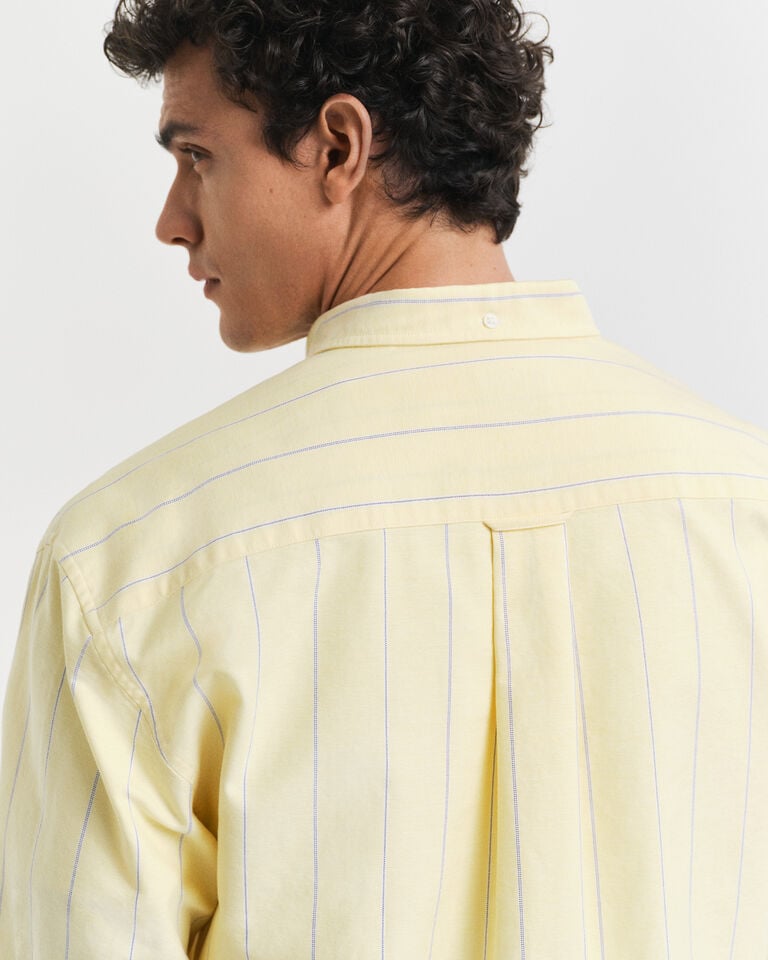 Gant Camisa Oxford Relaxed Fit Heritage a rayas Mejor oferta