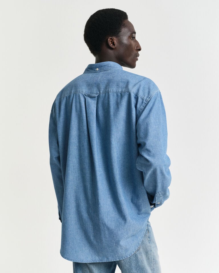 Gant Camisa Relaxed Fit de cambray Rebajas top