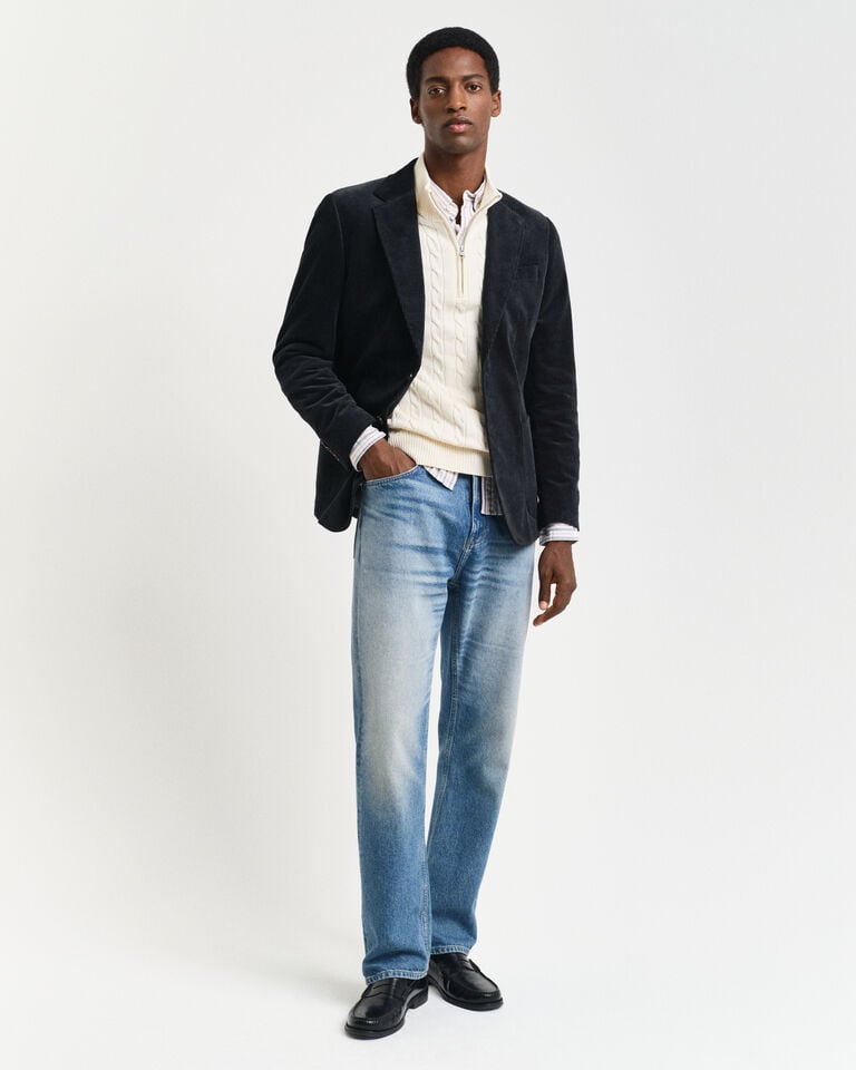 Gant Jersey de punto de ochos de algodón con media cremallera COMPRAR AHORA