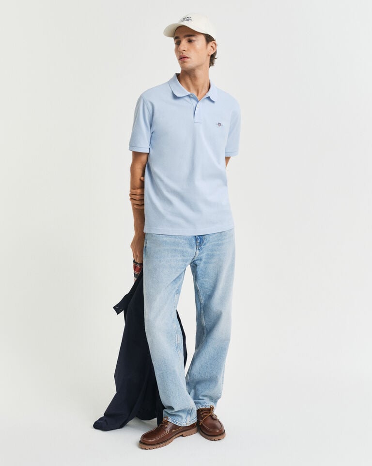 Gant Polo de piqué Regular Fit Shield En oferta