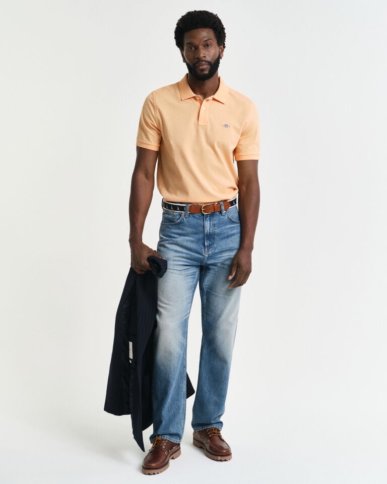 Gant Polo de piqué Regular Fit Shield Descuentos del mes