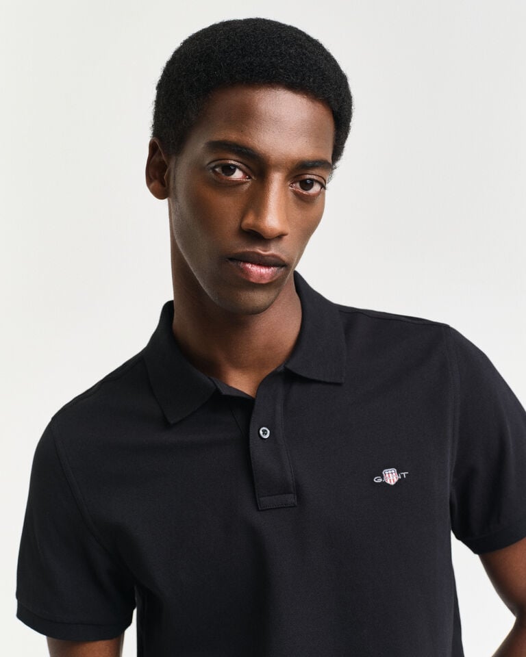 Gant Polo de piqué Regular Fit Shield Oferta exclusiva