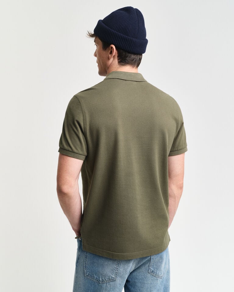 Gant Polo de piqué Regular Fit Shield Outlet