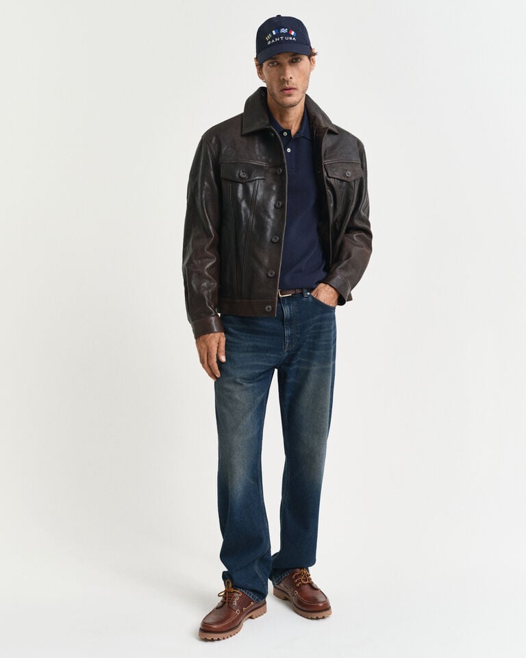 Gant Polo con textura Venta caliente