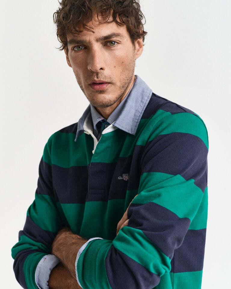 Gant Heavy Rugger de cambray a rayas Ventas relámpago