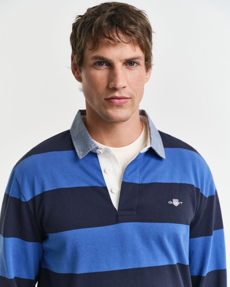 Gant Heavy Rugger de cambray a rayas Descuento