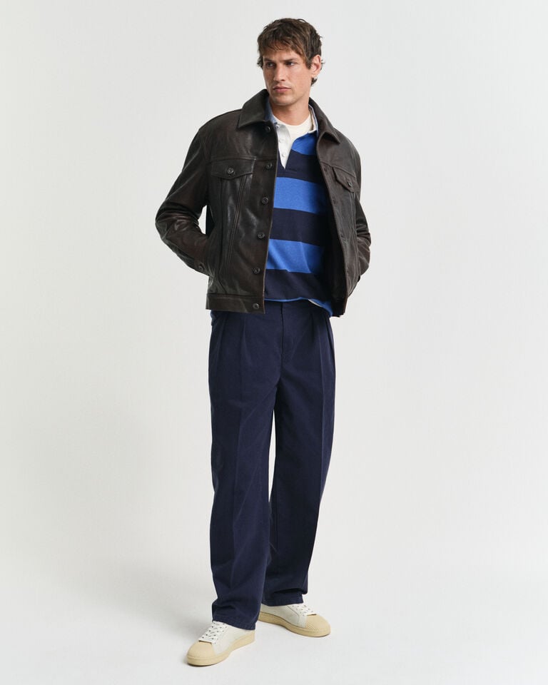 Gant Heavy Rugger de cambray a rayas Descuento