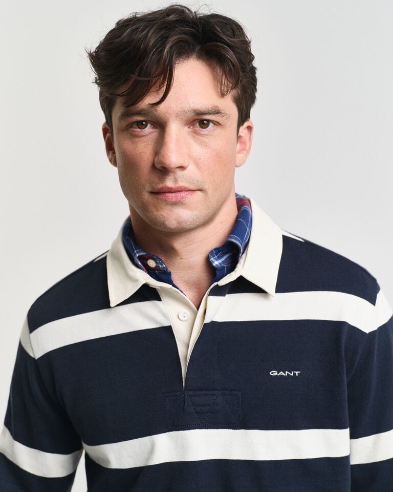 Gant Heavy Rugger de rayas en hilo teñido Mejor oferta