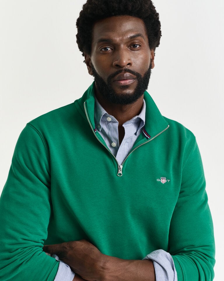 Gant Sudadera Shield con media cremallera Liquidación