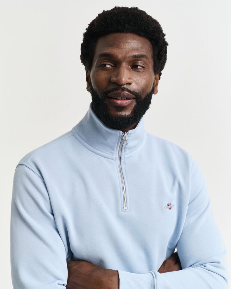 Gant Sudadera Shield con media cremallera Precios de Black Friday
