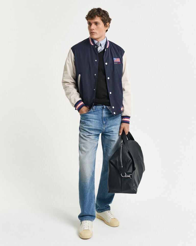 Gant Jersey clásico de algodón con cuello de pico Descuento por venta flash