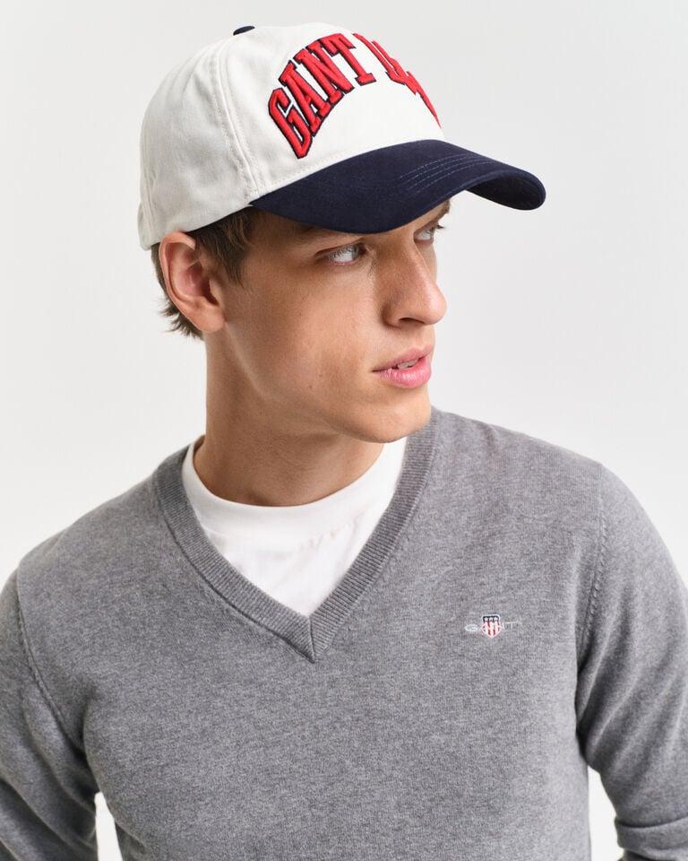 Gant Jersey clásico de algodón con cuello de pico Grandes ahorros
