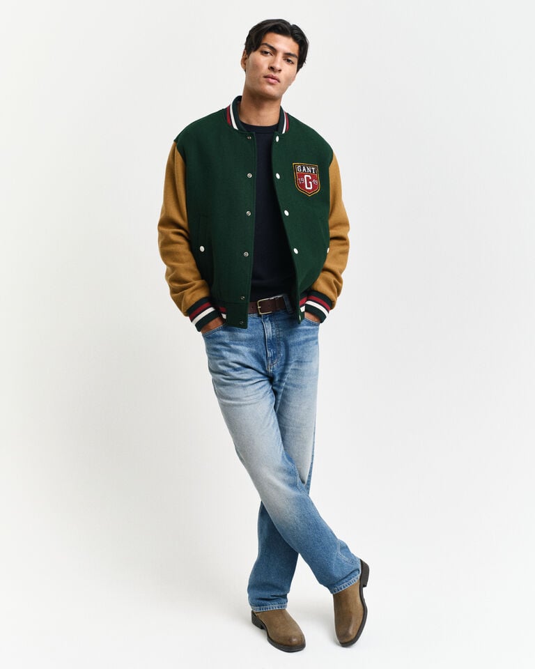 Gant Jersey clásico de algodón con cuello redondo 2025