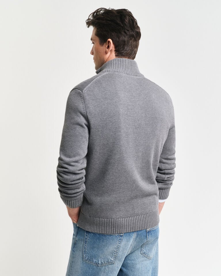Gant Jersey de algodón con media cremallera Casual Los más vendidos