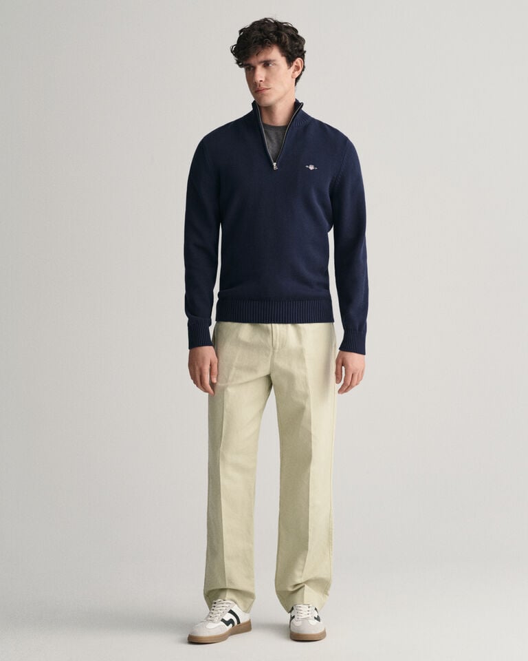 Gant Jersey de algodón con media cremallera Casual Ventas relámpago