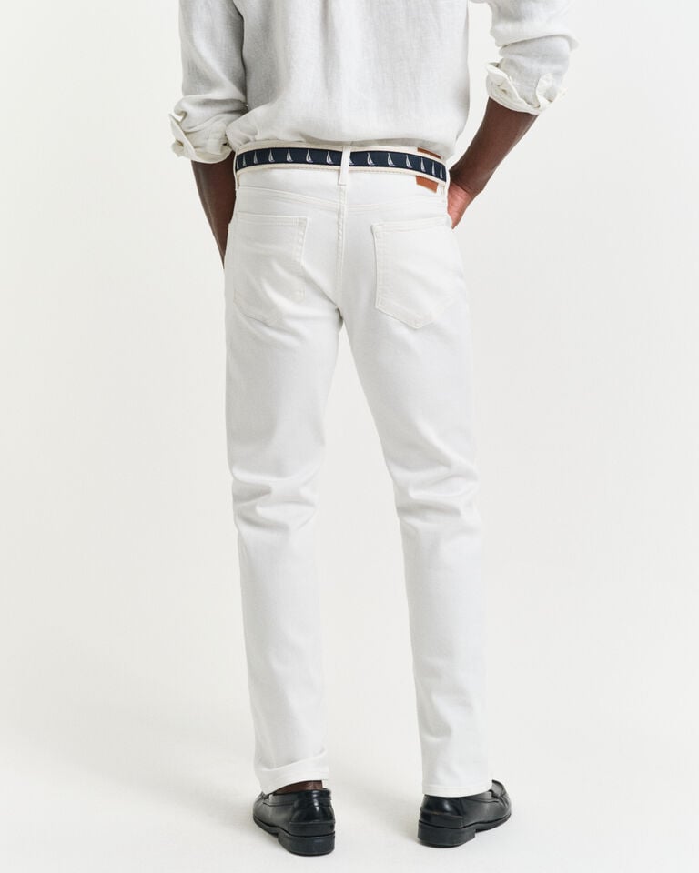 Gant Vaqueros Regular Fit blancos Descuento