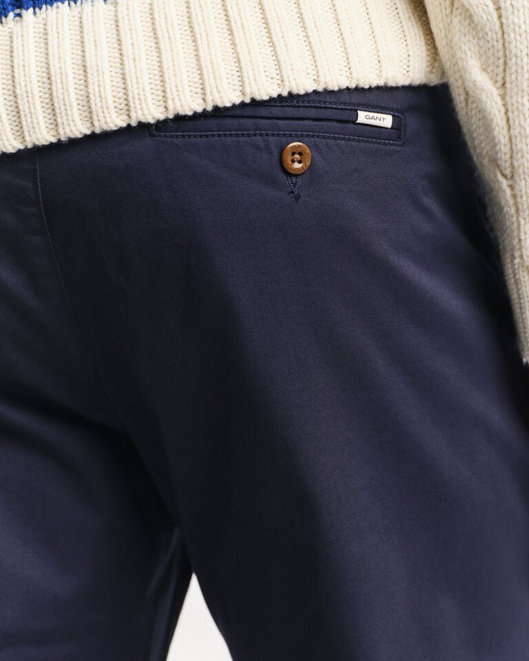 Gant Pantalones chinos Regular Fit de sarga Rebajas top