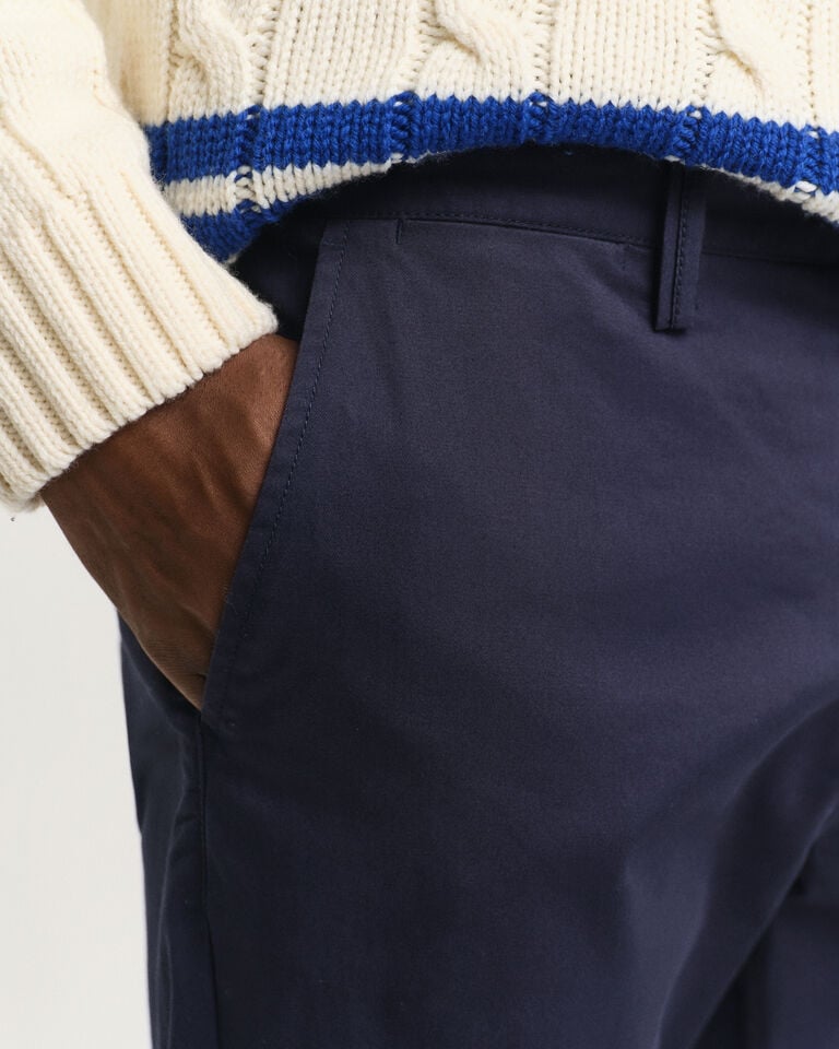 Gant Pantalones chinos Regular Fit de sarga Rebajas top