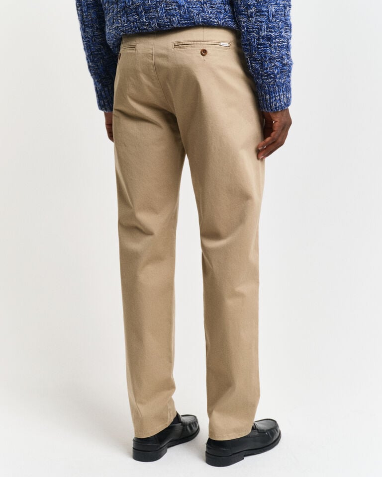 Gant Pantalones chinos Regular Fit de sarga Oferta especial