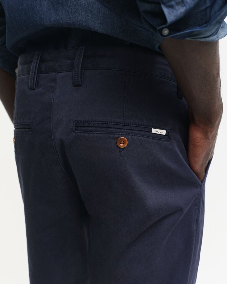 Gant Pantalones chinos Slim Fit de sarga Últimos 3 días