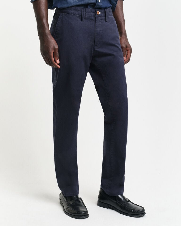 Gant Pantalones chinos Slim Fit de sarga Últimos 3 días
