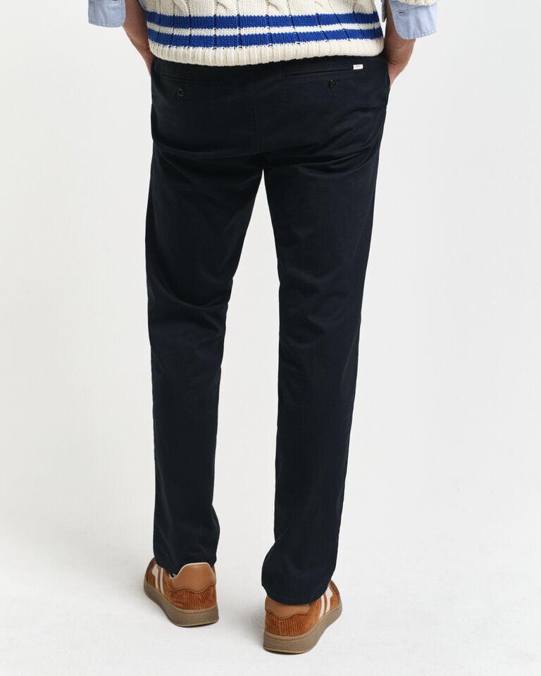 Gant Pantalones chinos Slim Fit de sarga Superdescuento