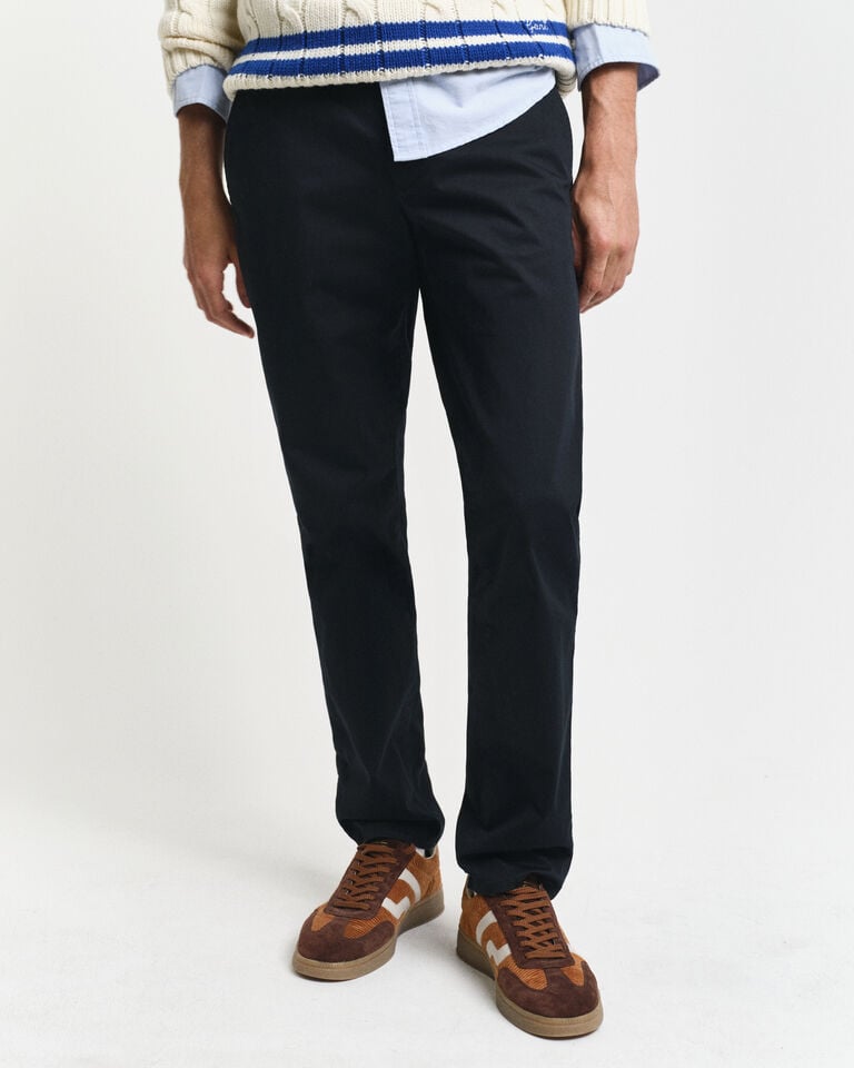 Gant Pantalones chinos Slim Fit de sarga Superdescuento