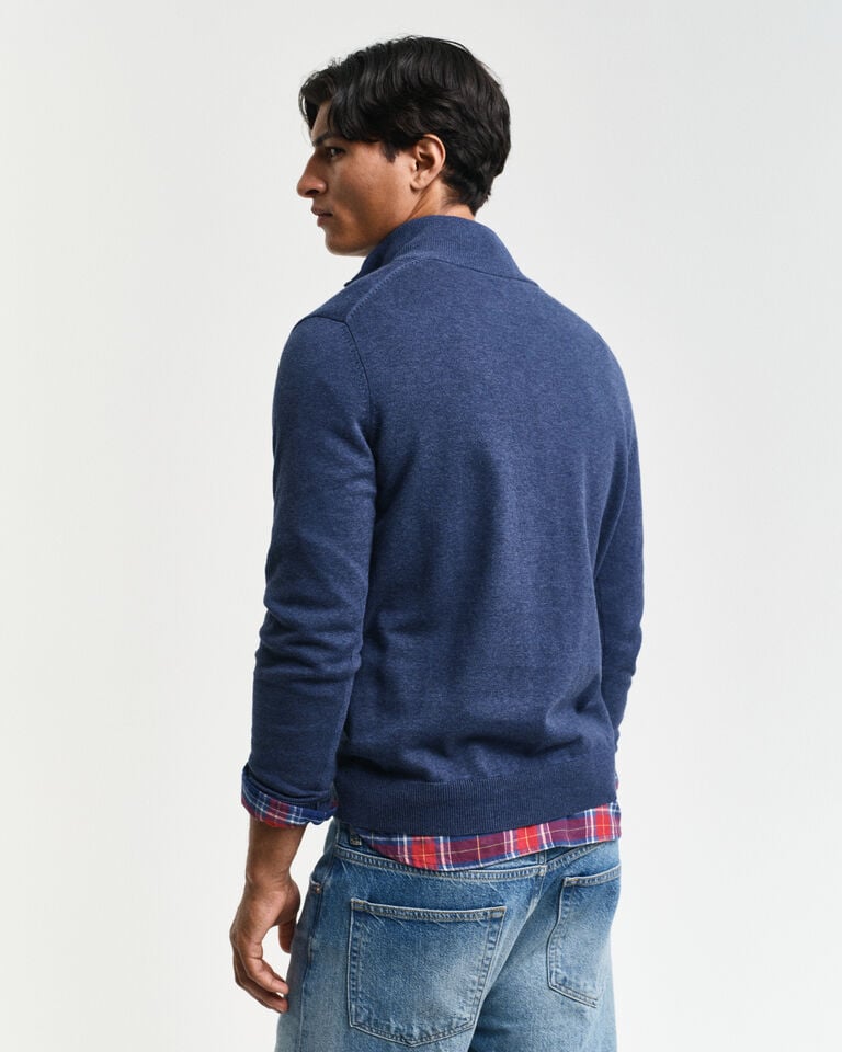 Gant Jersey clásico de algodón con media cremallera Ofertas especiales