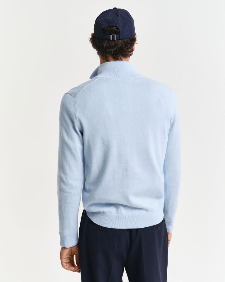 Gant Jersey clásico de algodón con media cremallera Outlet online