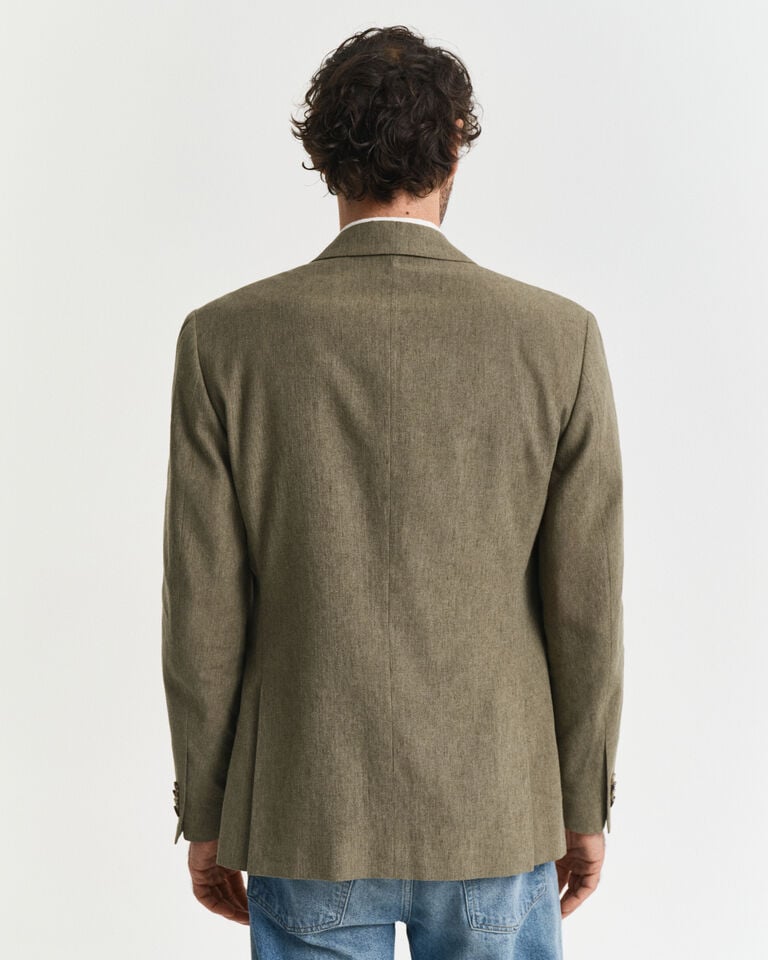 Gant Chaqueta de traje Slim Fit de algodón y lino Grandes descuentos