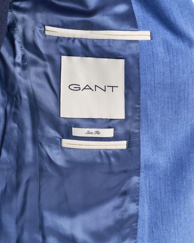 Gant Chaqueta de traje Slim Fit de algodón y lino Tienda de fábrica