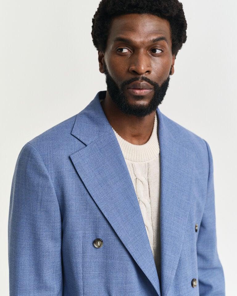 Gant Chaqueta de traje Regular Fit de lana mouliné En oferta